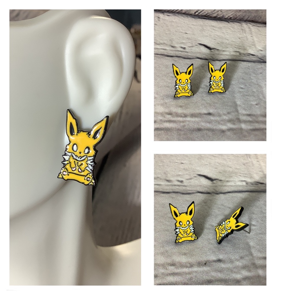 Poke-man Stud Earrings